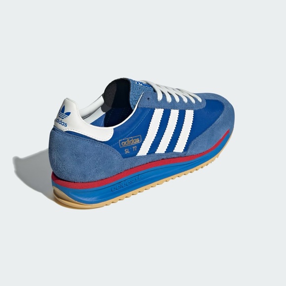 Adidas Blue and White Retro SL 72 RS Sneakers - Picture 2 of 6